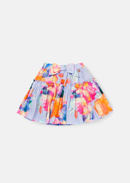 Darcy Blue Printed Skirt