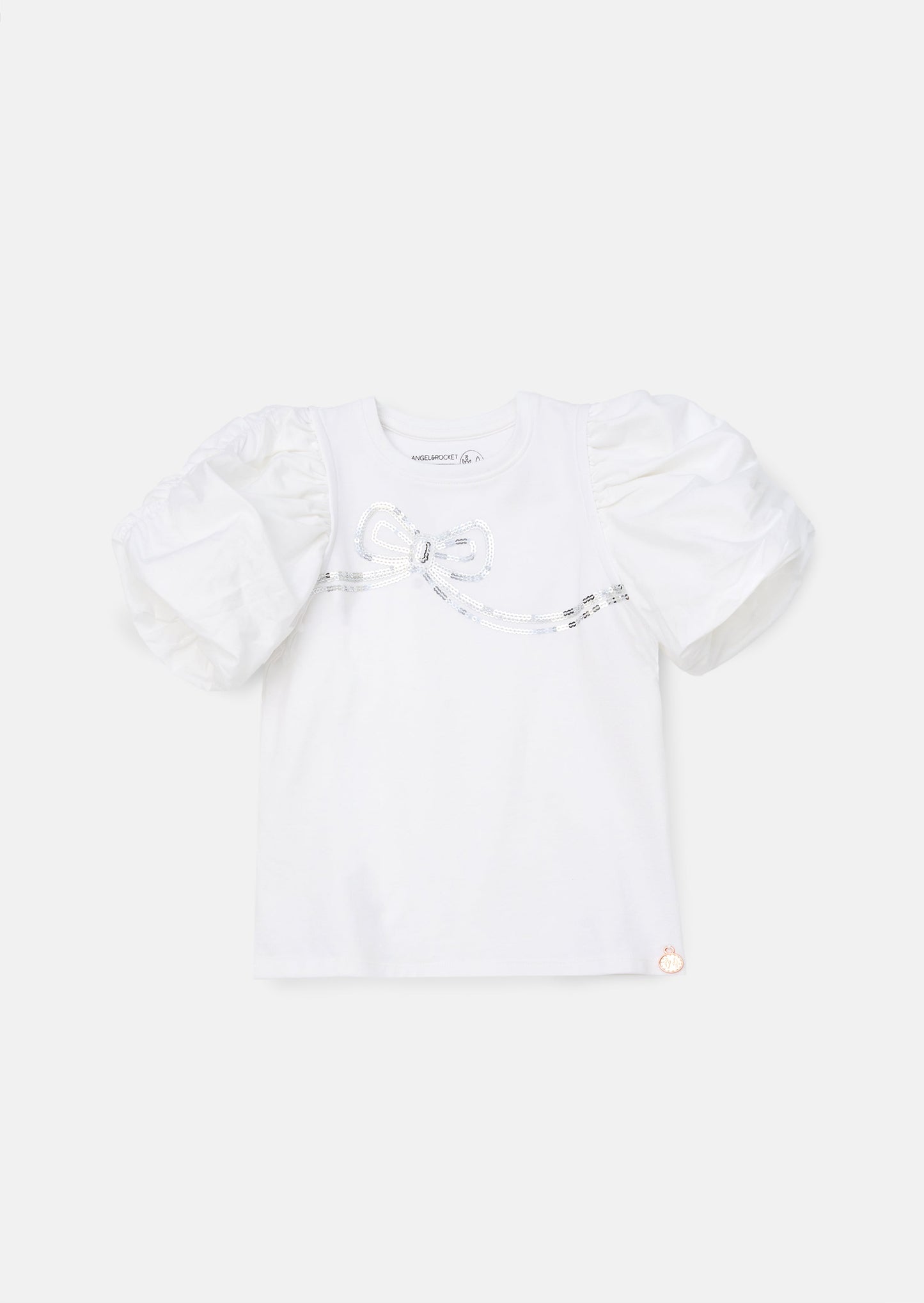 Reene White Puff Sleeve Top
