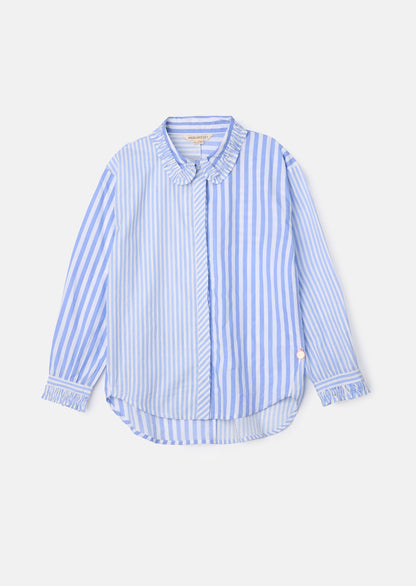 Adele Blue Mix Stripe Shirt