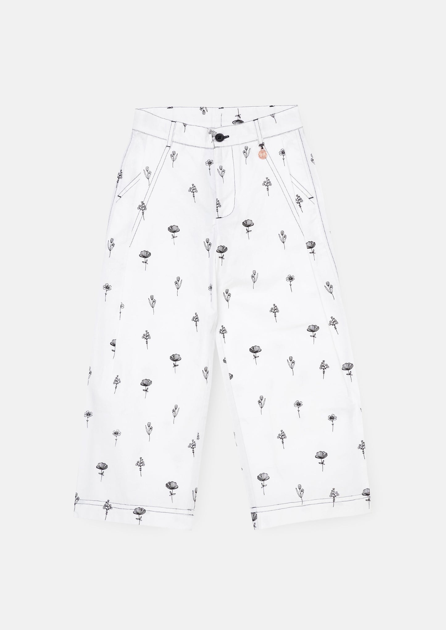 Estelle Ivory Poplin Trousers