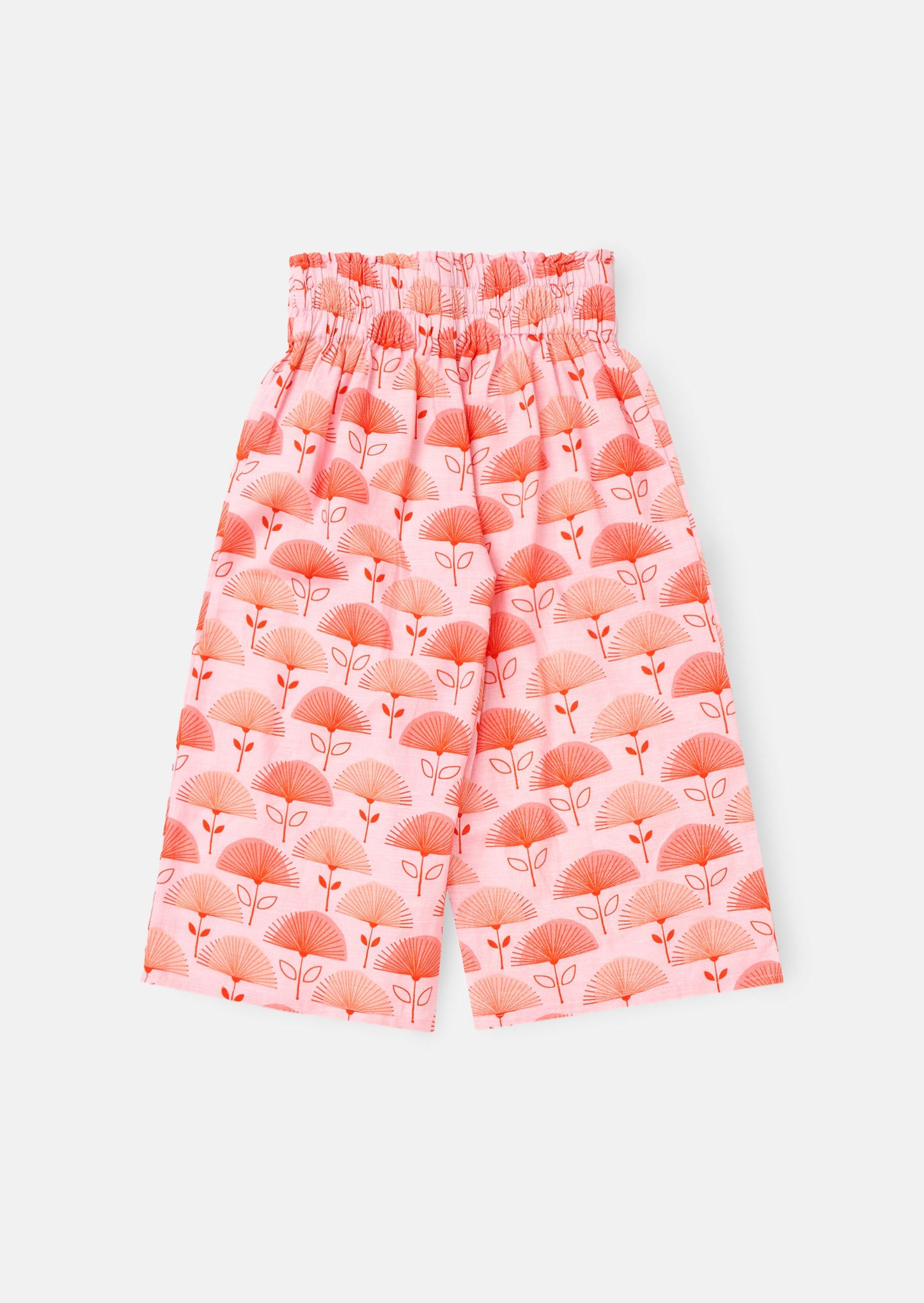 Carman Pink Fan Floral Trousers