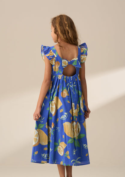 Maxine Multi Print Maxi Dress