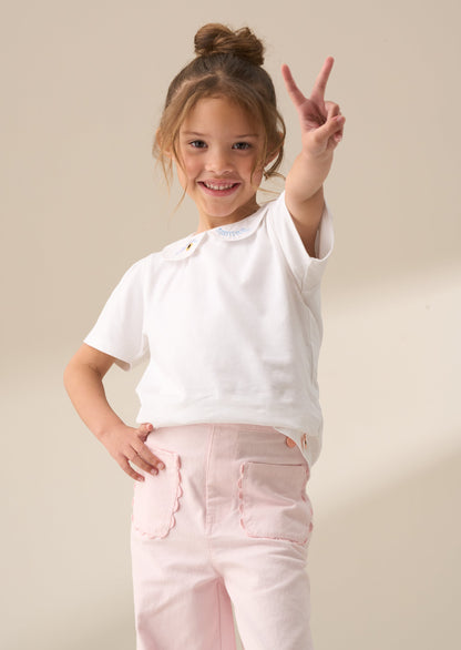 Heidi White Peter Pan Collar Tee