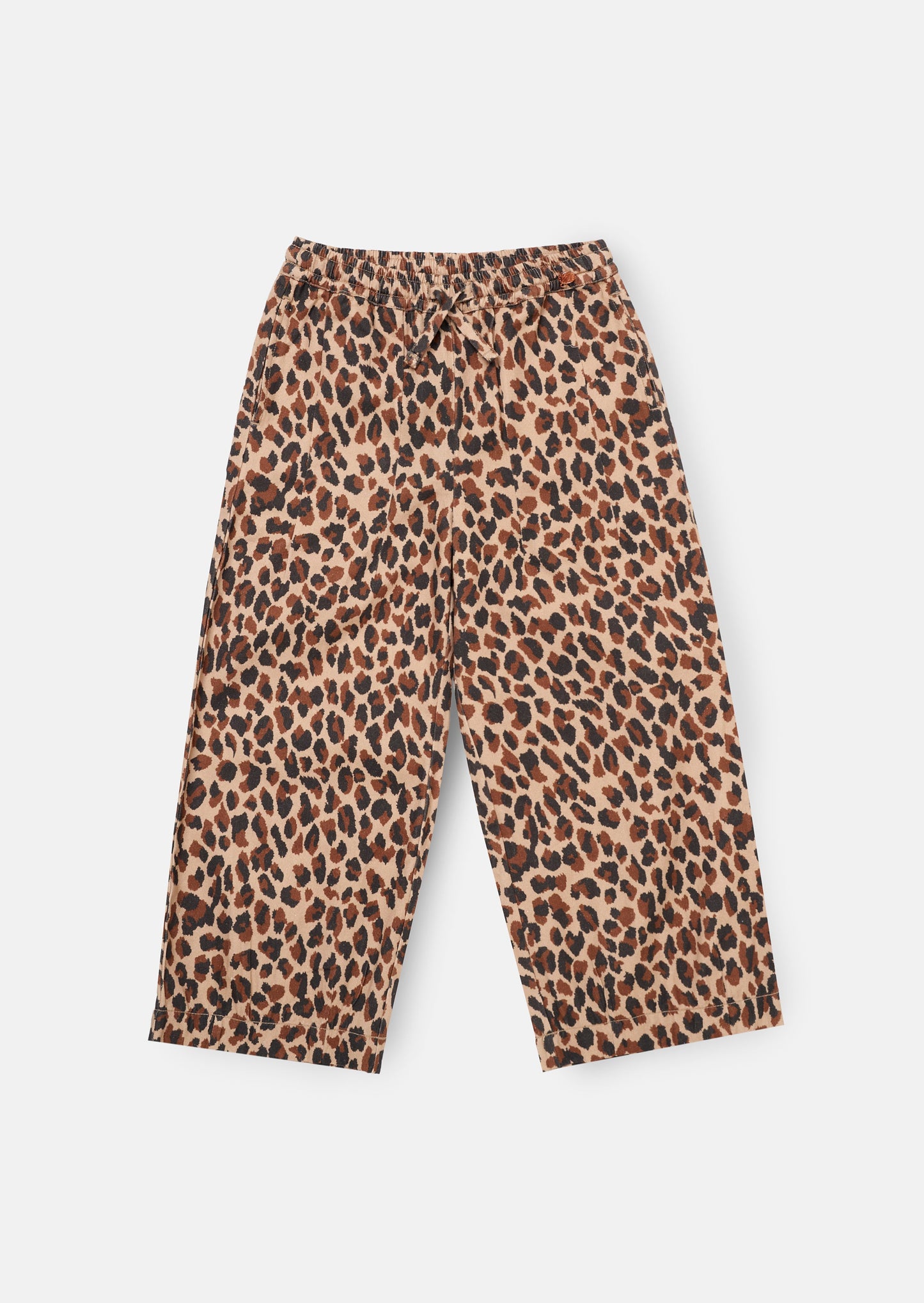 Penny Leopard Twill Trousers