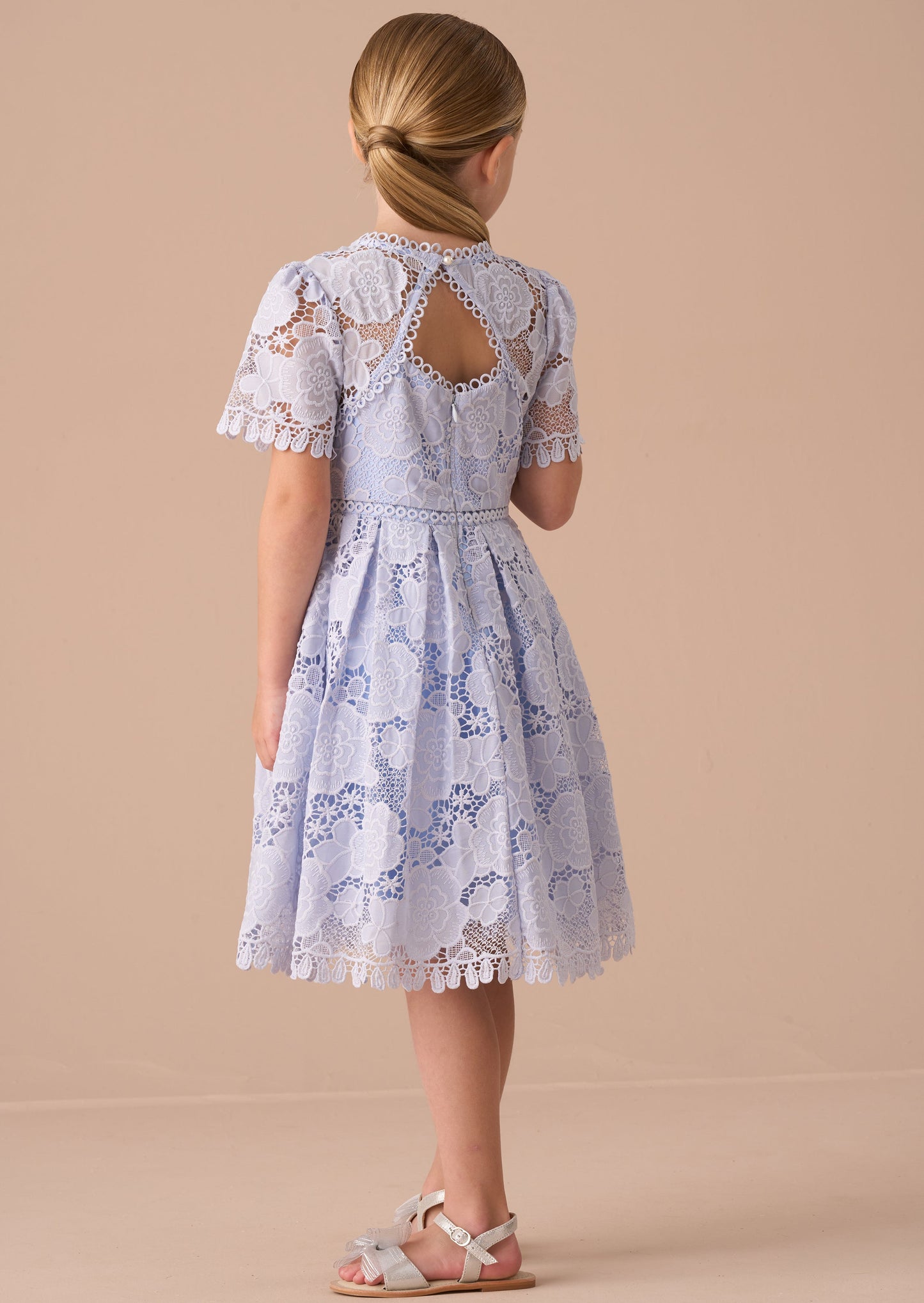Mavea Blue Lace Dress
