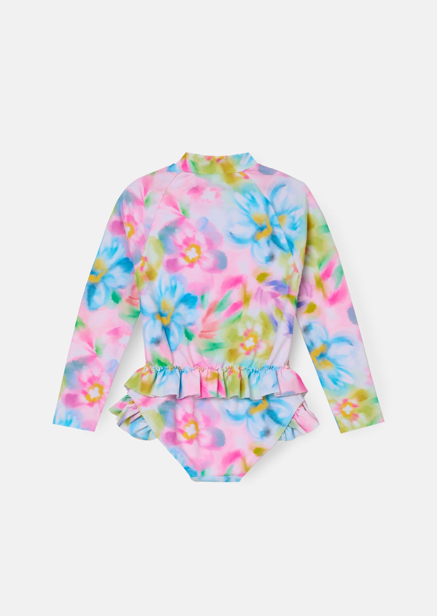Jodie Sunsafe Print Long Sleeved Swimsuit