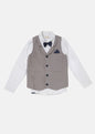 Clarence Smart Textured Waistcoat Set
