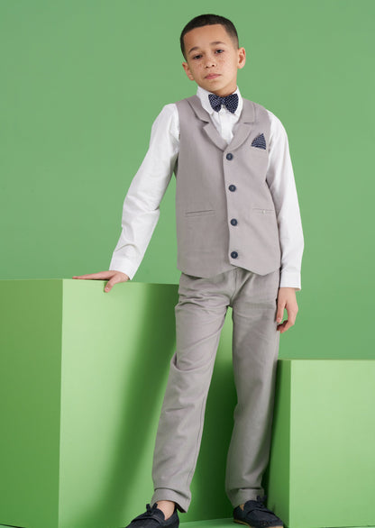 Clarence Smart Textured Waistcoat Set
