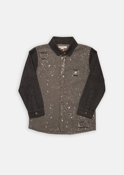 Hendrix Paint Splat Denim Shirt