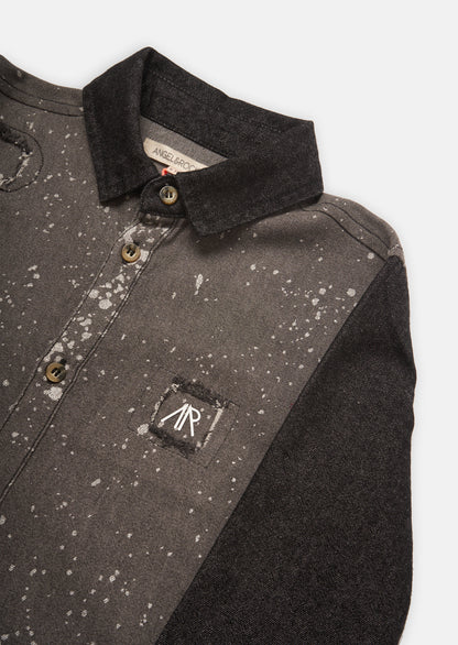 Hendrix Paint Splat Denim Shirt