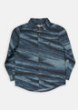 Silas Blue and Brushstroke Shirt