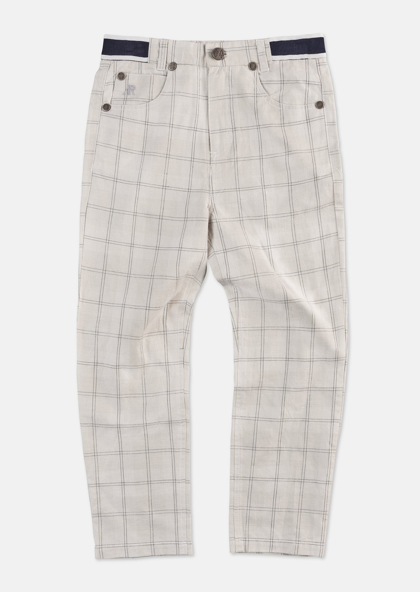 Emerson Grey Check Trouser