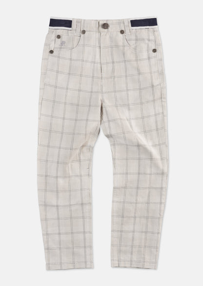 Emerson Grey Check Trouser