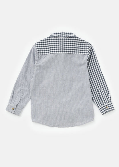 Chris Grey Cut & Sew Shirt
