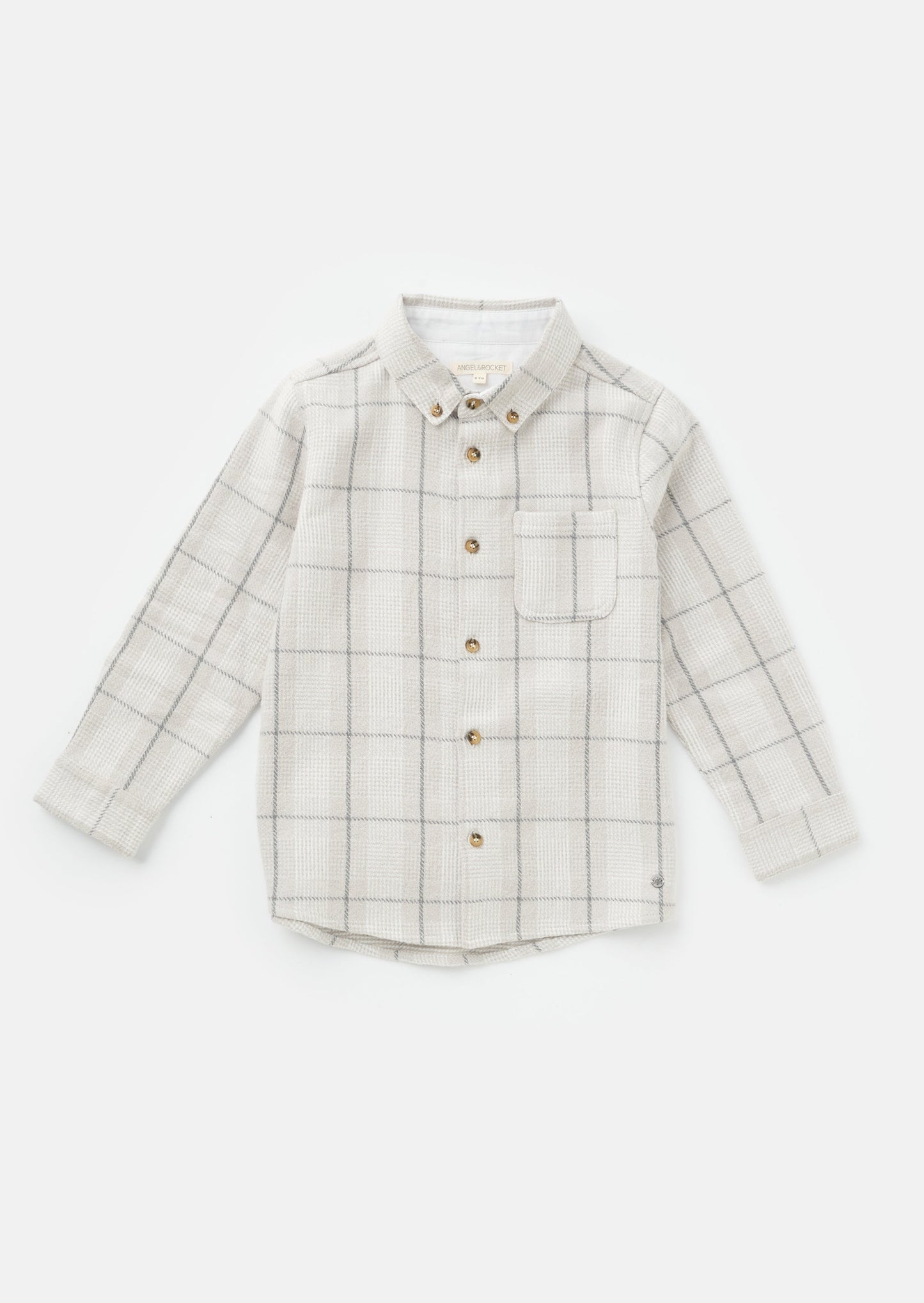 Noah Grey Check Pocket Shirt