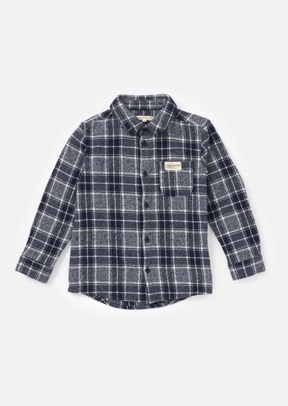 Noah Blue Check Pocket Shirt