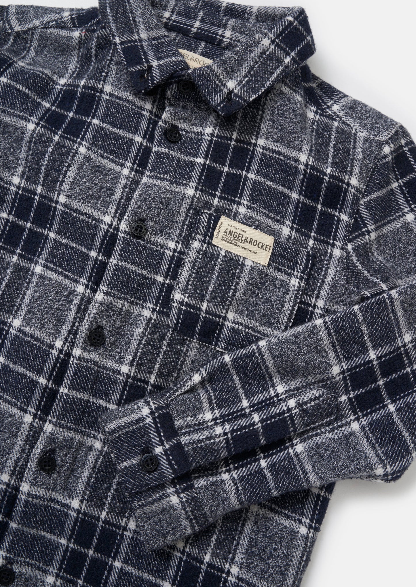 Noah Blue Check Pocket Shirt