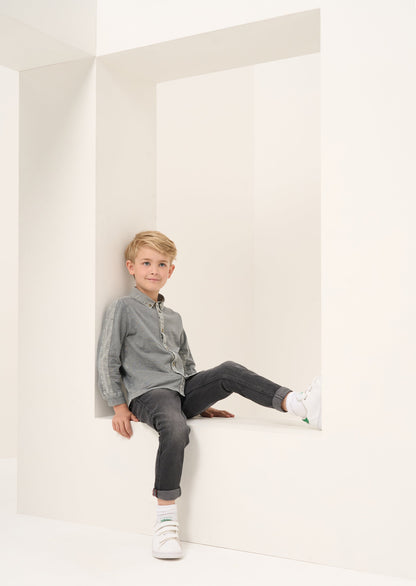 Colter Grey Pocket Shirt