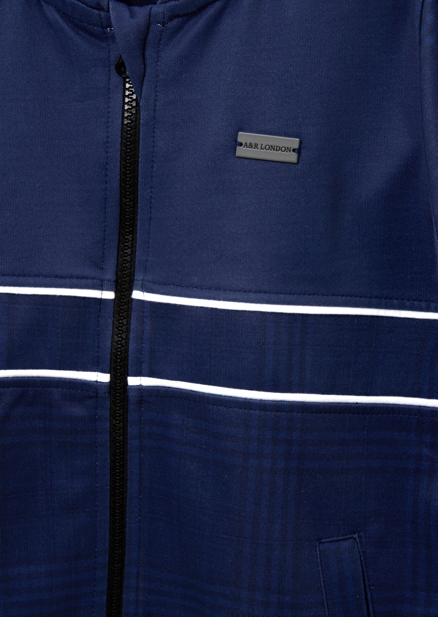Carter Navy Check Jacket