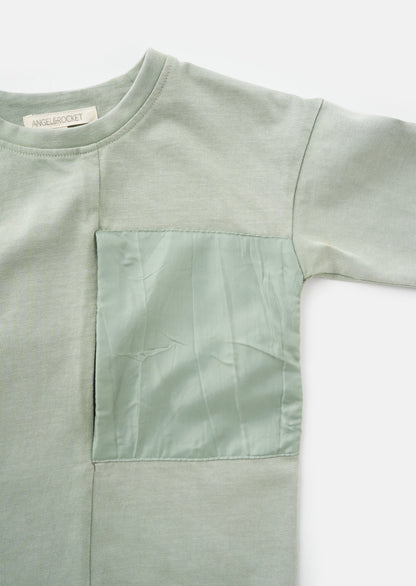 Gabriel Green Nylon Pocket Tee