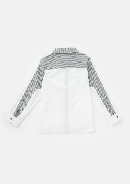 Chase White Stripe Smart Shirt