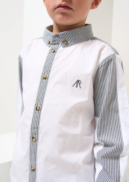 Chase White Stripe Smart Shirt