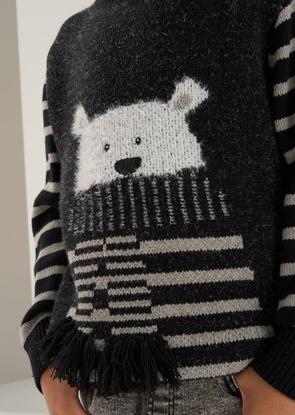 Benji Polar Bear Stripe Jumper