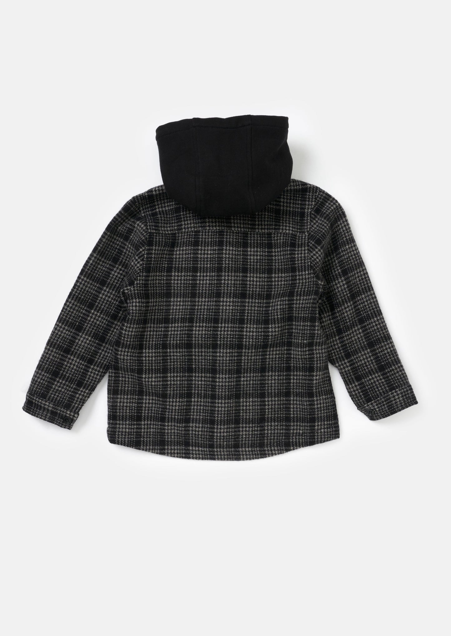 Harrison Check Hooded Shirt
