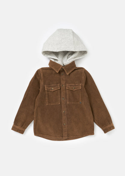 Fox Caramel Cord Shirt