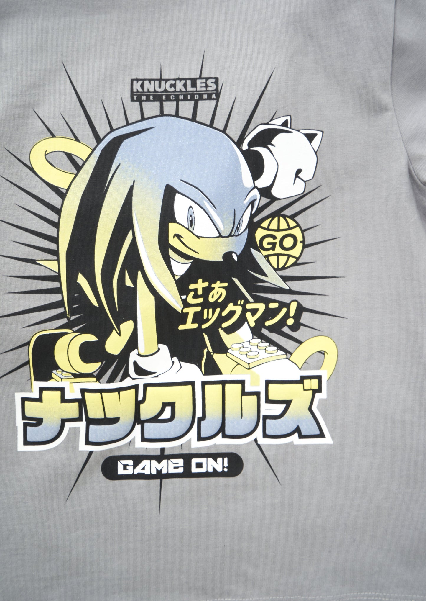 Grey Sonic Short Sleeve Tee