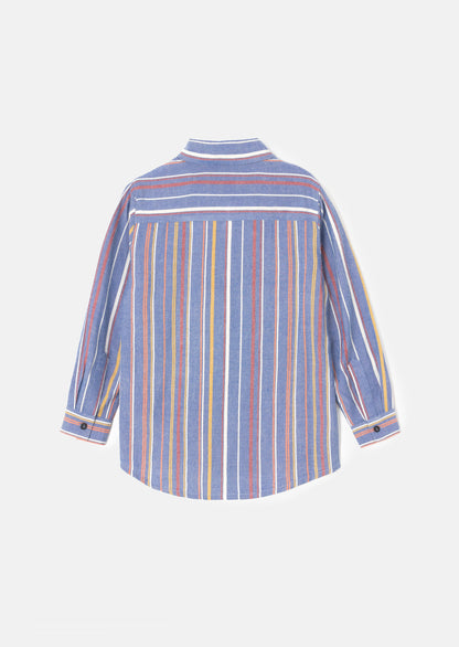 Noah Textured Multi Stripe Shirt
