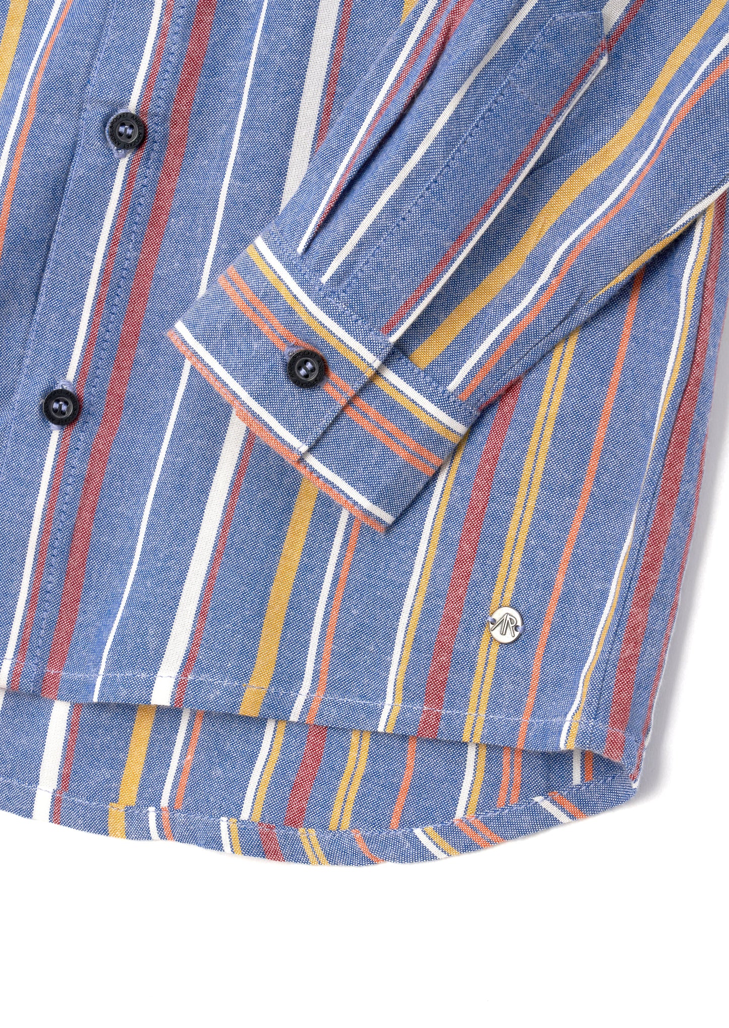Noah Textured Multi Stripe Shirt