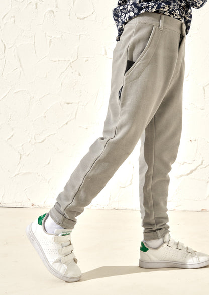 Benjamin Ultimate Grey Smart Jersey Trouser
