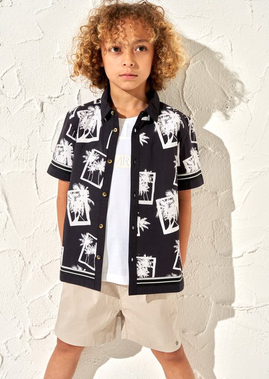 Jamie Black Photoprint Resort Shirt