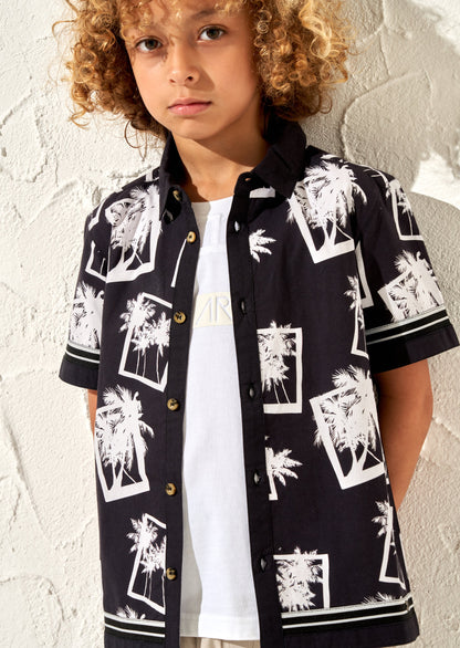 Jamie Black Photoprint Resort Shirt