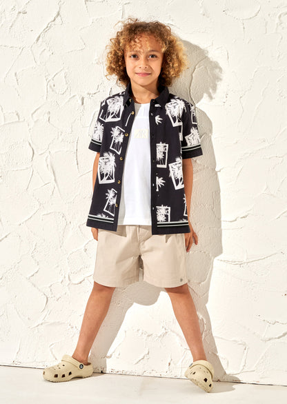 Jamie Black Photoprint Resort Shirt