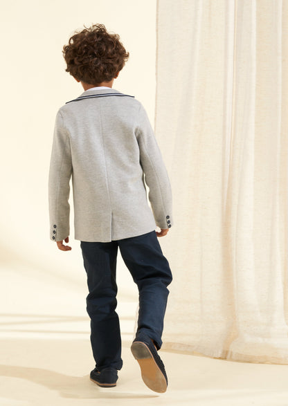 Ashton Grey Tailored Jersey Blazer