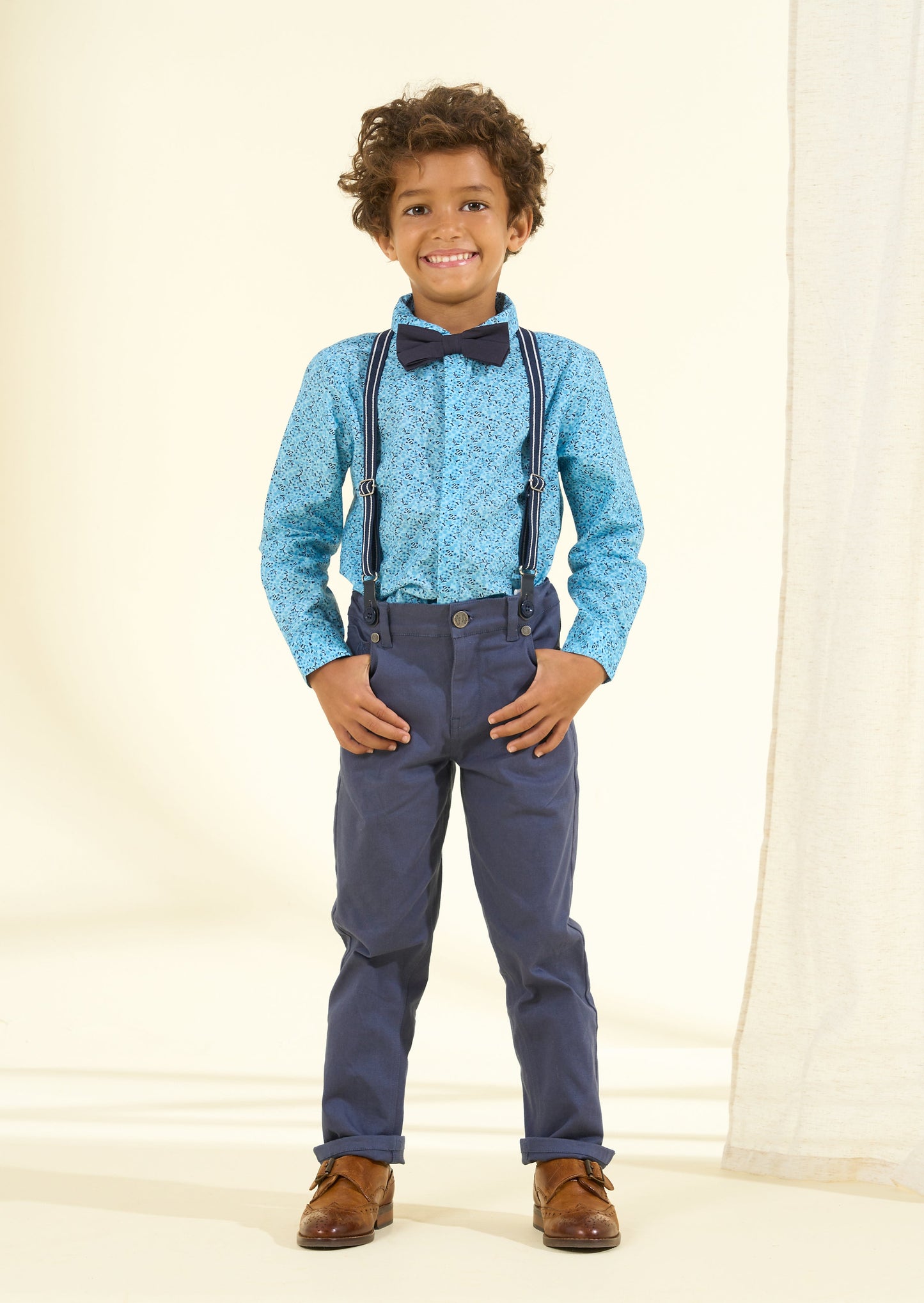 Bentley Blue Shirt & Trouser Set