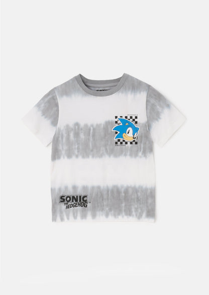Sonic Grey Tie Dye Tee