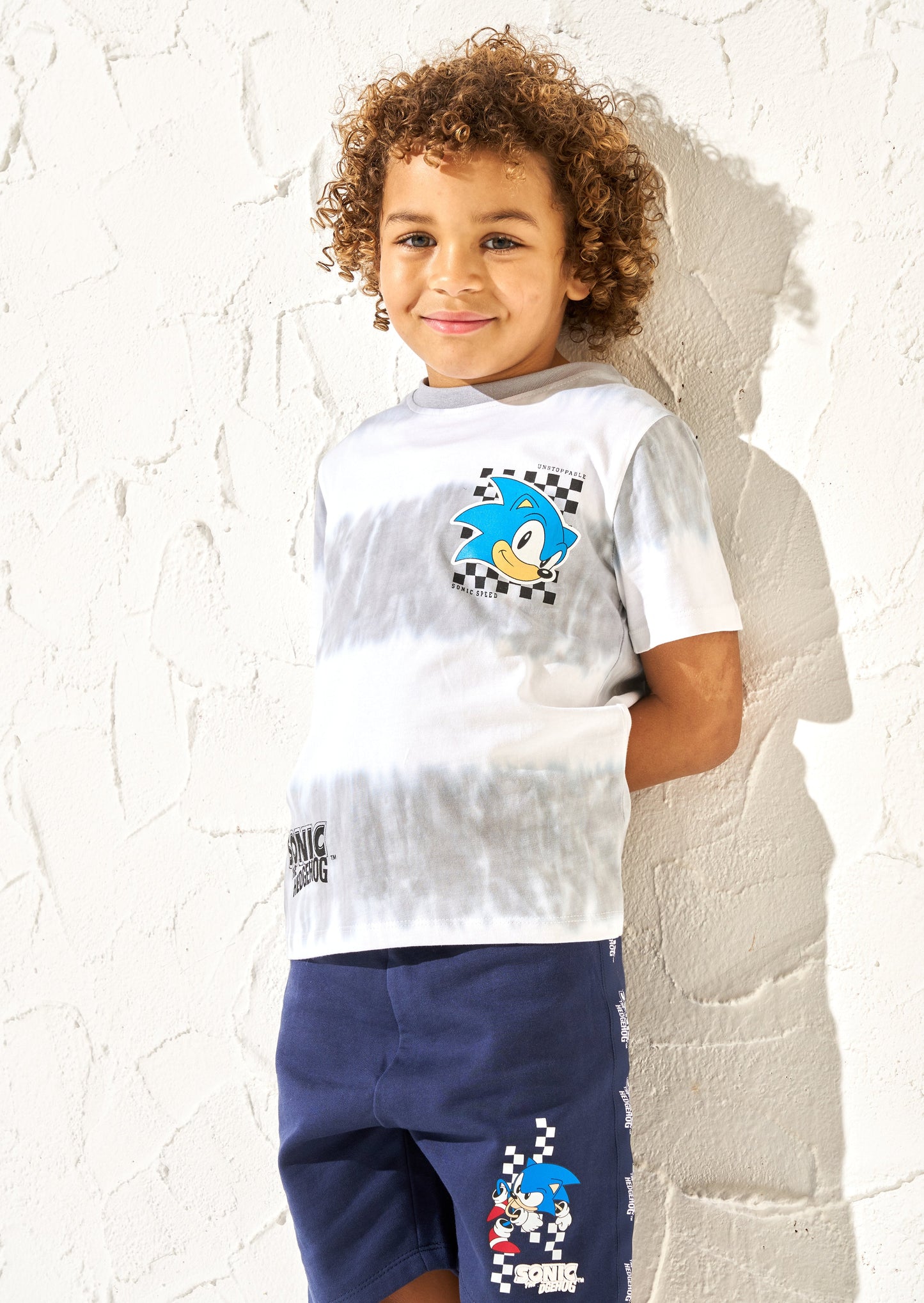 Sonic Grey Tie Dye Tee
