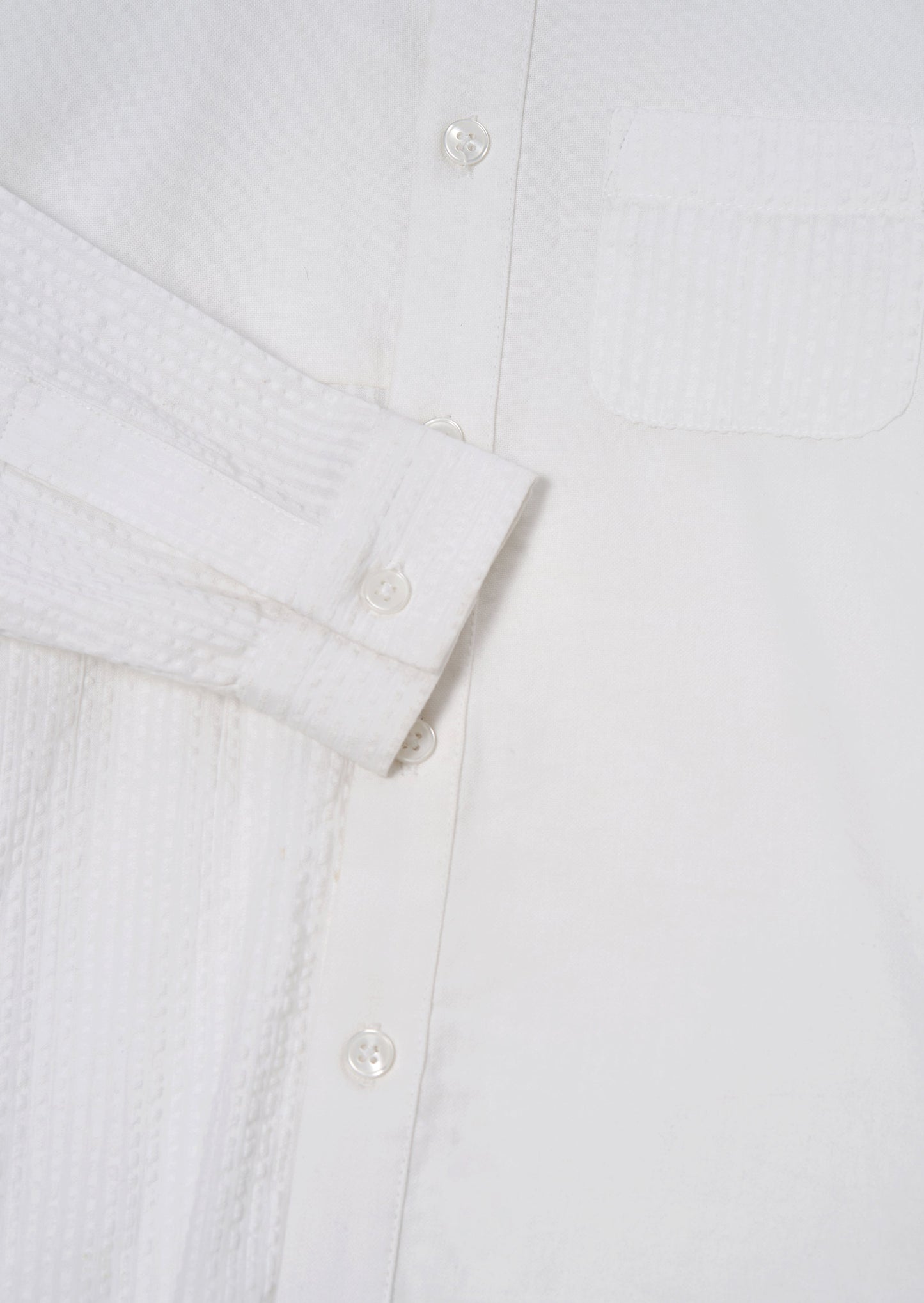Thomas White Textured Shirt