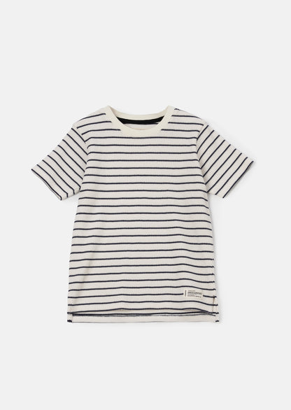 James Stone Textured Stripe T-Shirt