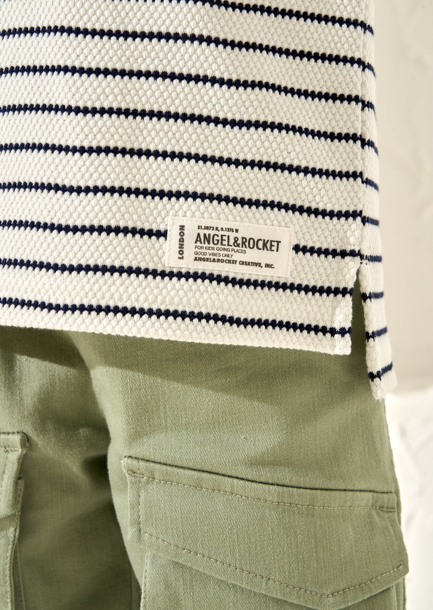 James Stone Textured Stripe T-Shirt