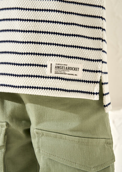 James Stone Textured Stripe T-Shirt