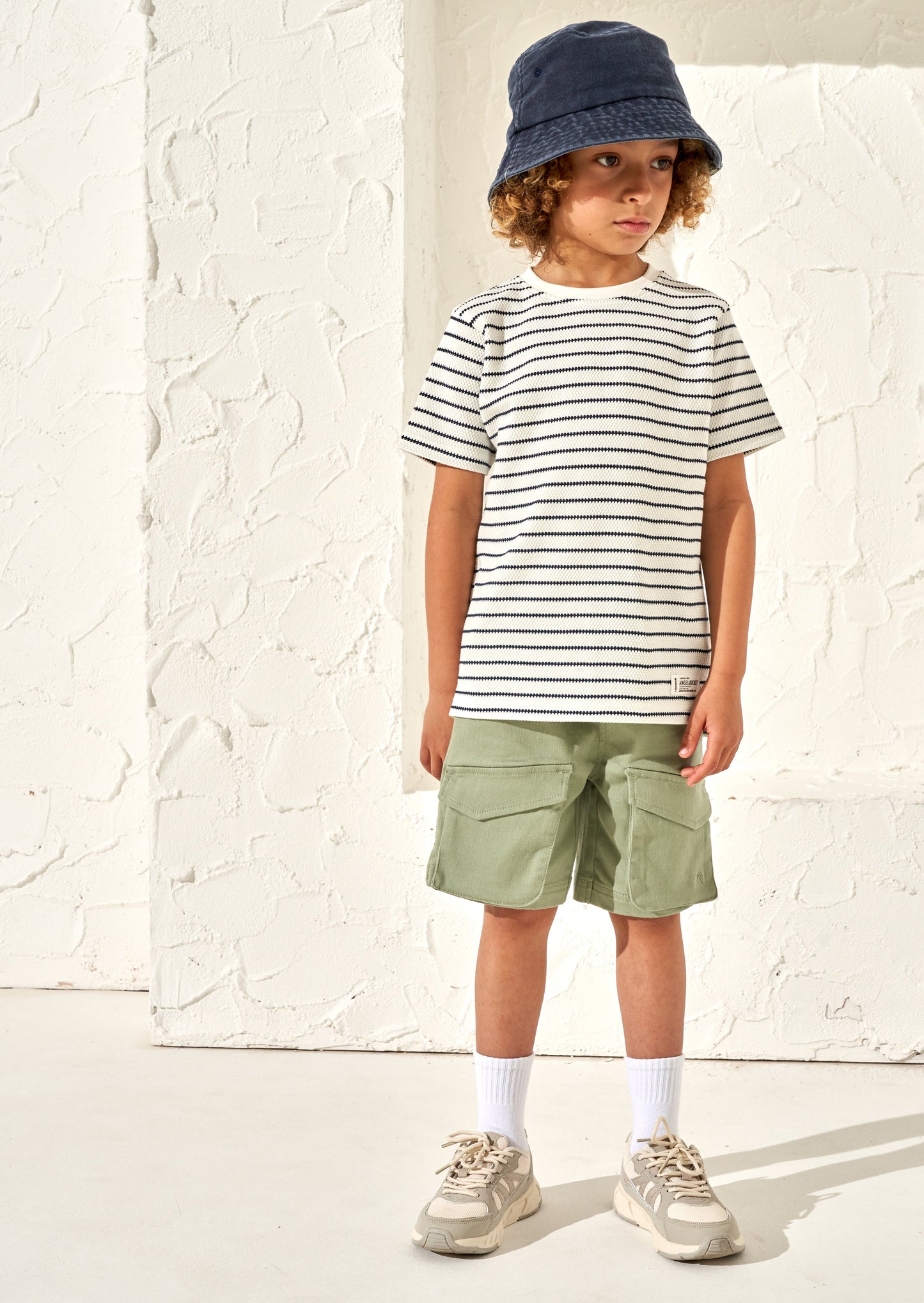 James Stone Textured Stripe T-Shirt