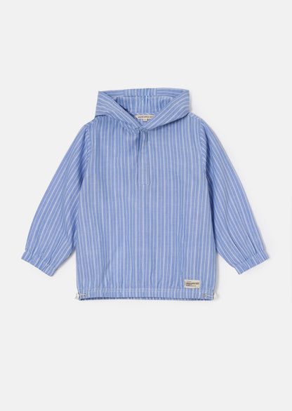 Leo Stripe Blue Hoodie