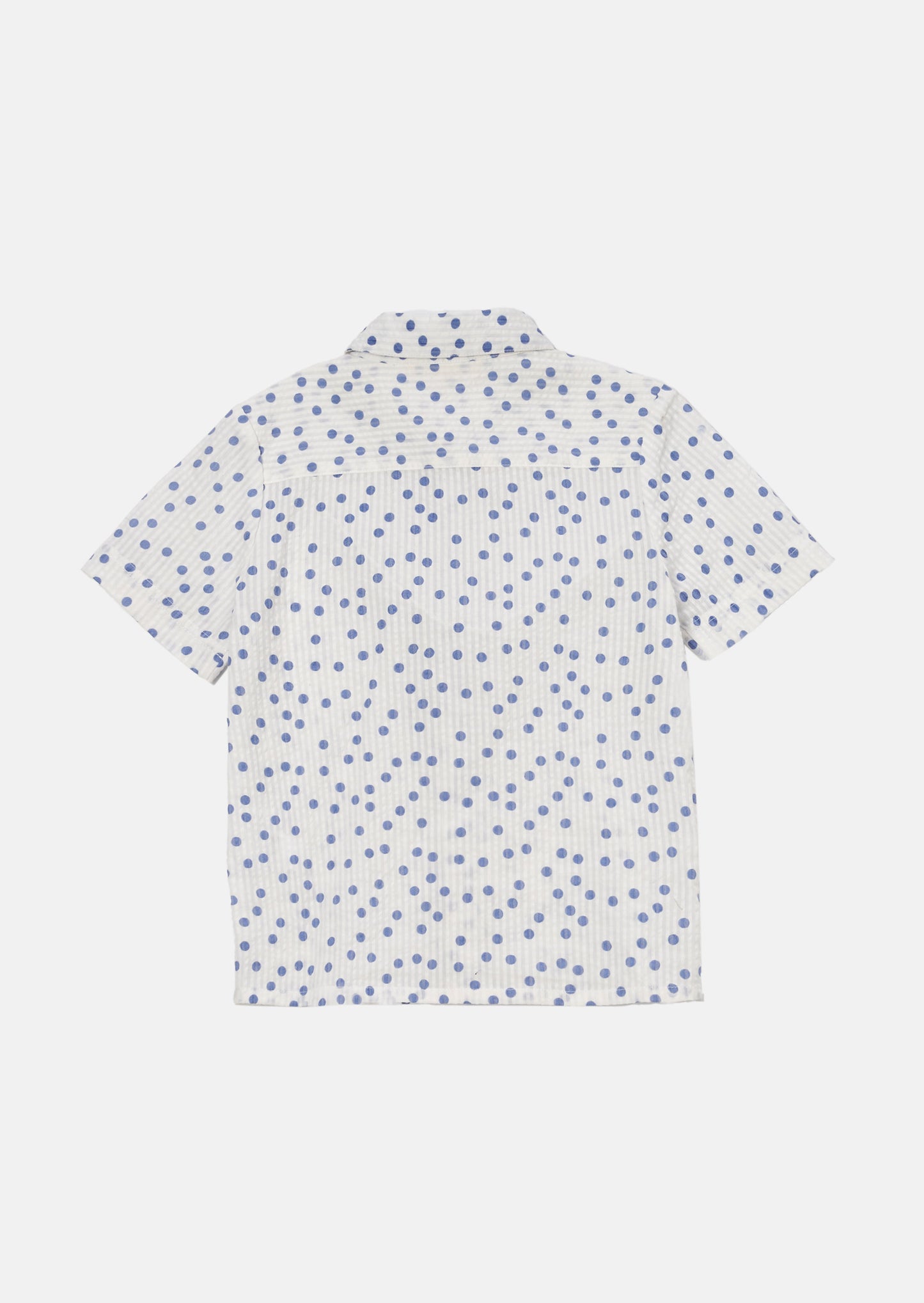 Toby White Spot Textured Shirt