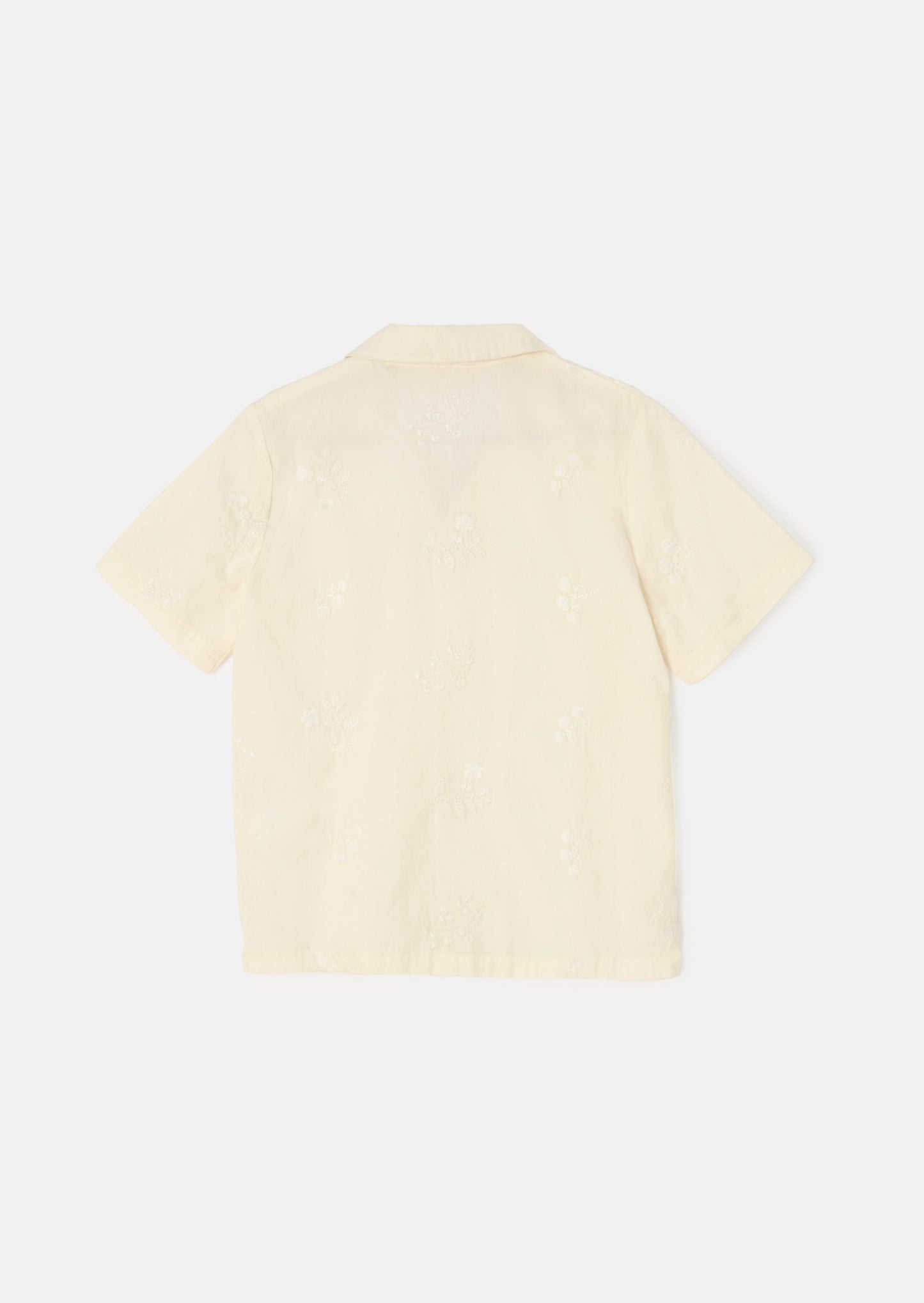 Kit Cream Floral Embroidered Shirt