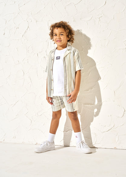 Tyler Textured Stripe Shorts