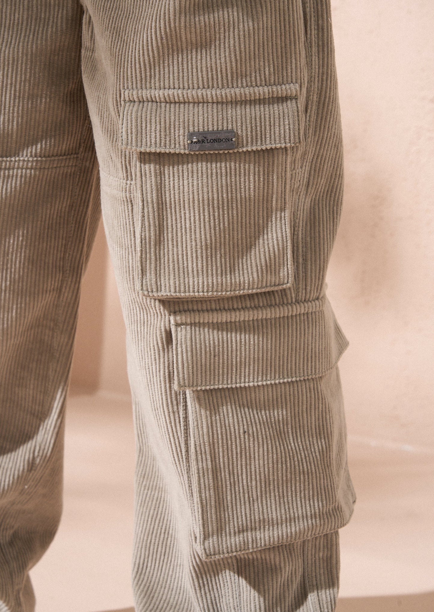 Carlton Stone Cord Skater Trouser